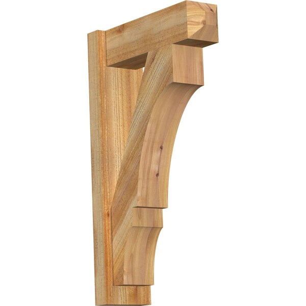 Ekena Millwork Balboa Rough Sawn Craftsman Outlooker, Western Red Cedar, 6"W x 18"D x 30"H OUT06X18X30BOA04RWR - main